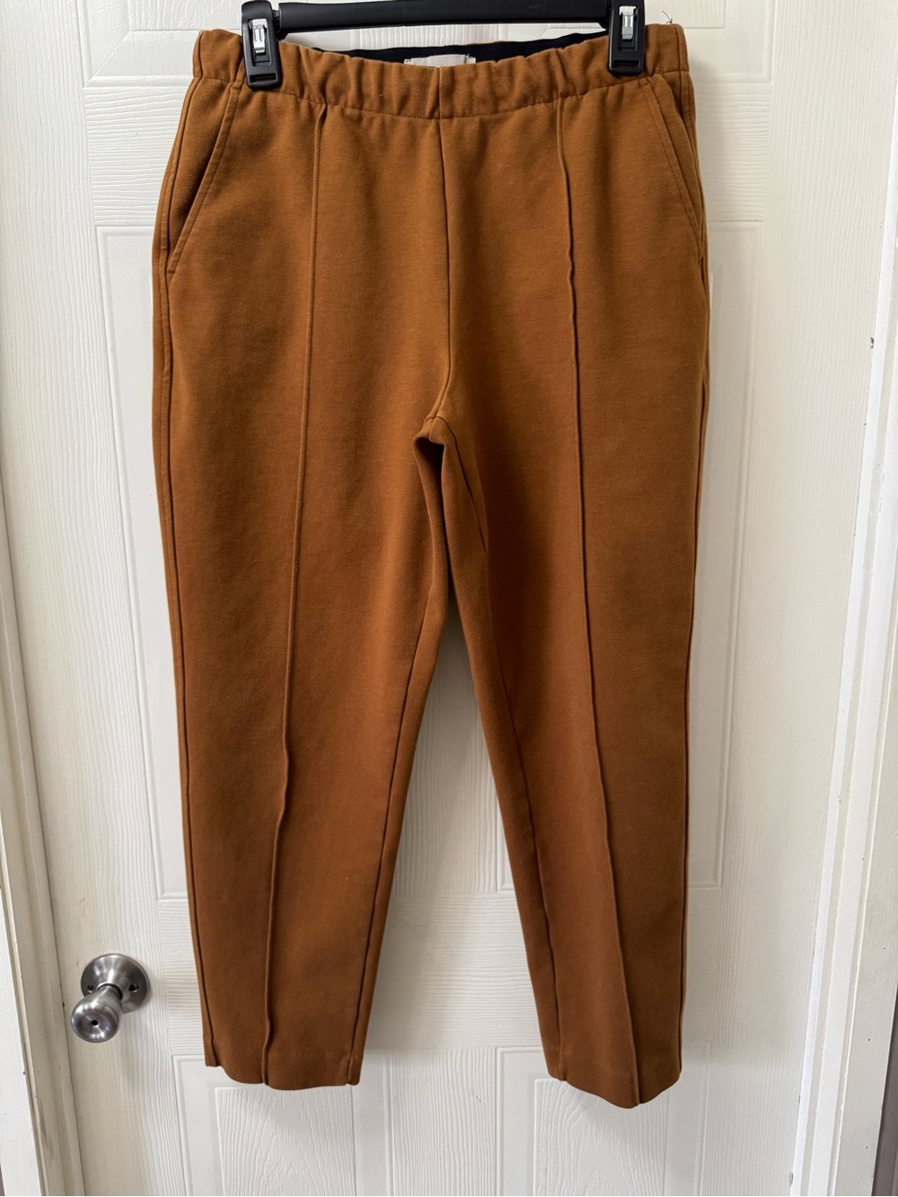 Everlane women Slim Jogger Sweatpants in Warm Brown